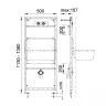 Инсталляция для раковины STY-753