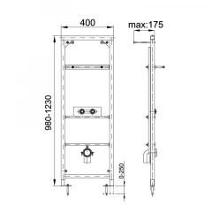 Инсталляция для умывальника STY-751-980