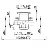 Сливной трап с решеткой STY-502-2