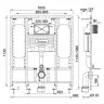 Инсталляция для унитаза NIAGARA STY-740-MK