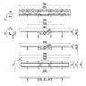 Душевой канал с решеткой HARMONY STY-H-70