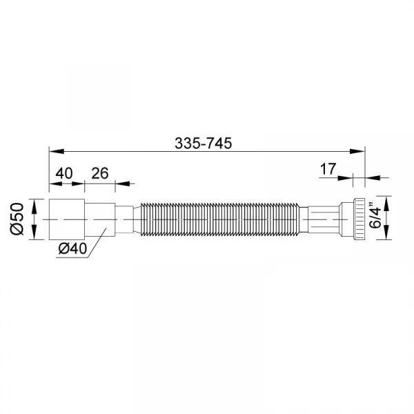 Гнучка труба STY-617-4