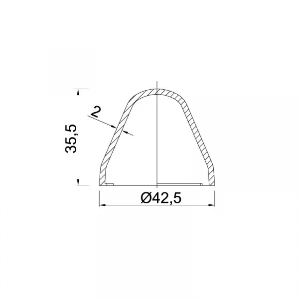 Конус накладка для умивальника STY-527