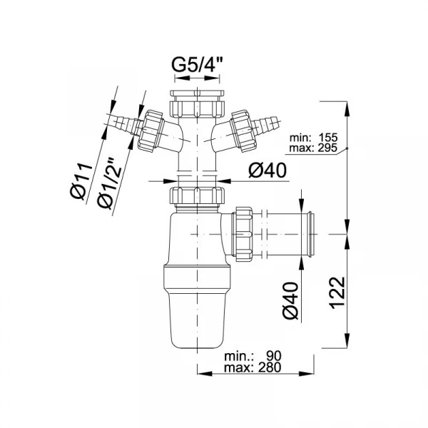 Сифон для конденсата STY-301