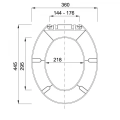 Сиденье для унитаза STY-550-2